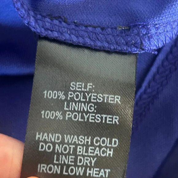 Lulu's Blue Floral Shifting Dears Cold Shoulder   Tunic Dress Size Small - Picture 7 of 8